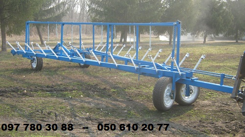 Сцепка гидрофицированная для зубовых борон СБП - 13-15-17-19 м